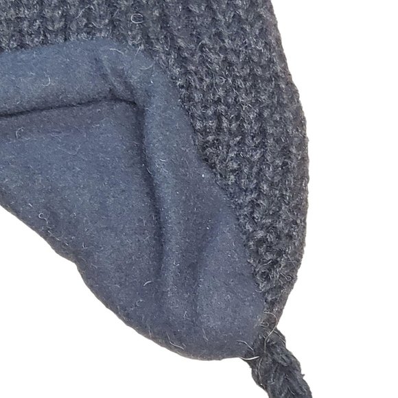 Wool Hat Monster Design One Size Black - Picture 4 of 5